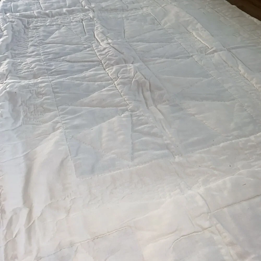 Vintage-Style Christmas Train Quilt - Extra Long Bed/Table Runner (46